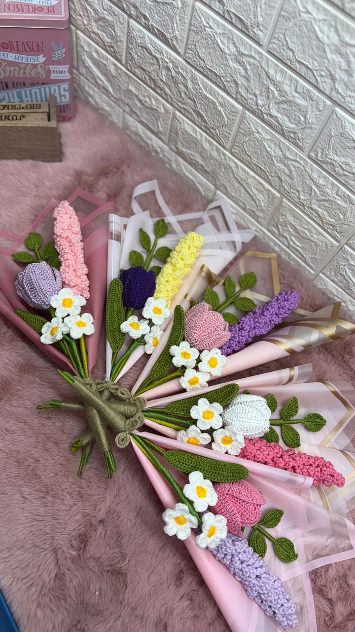 Crochet Flower Bouquet