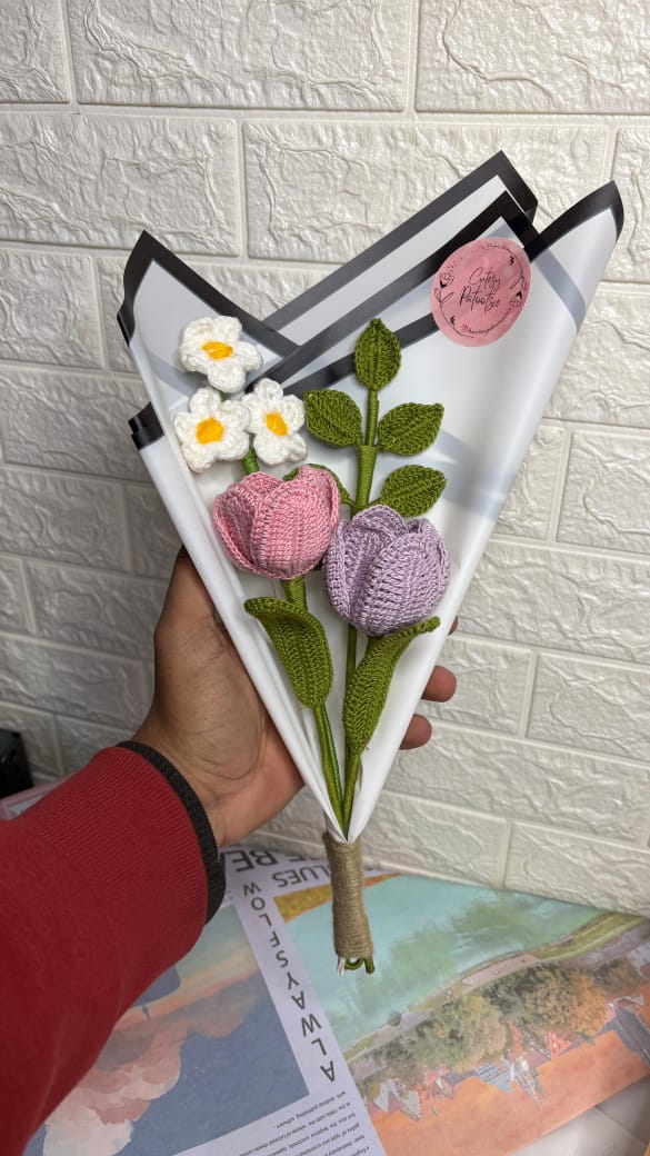 Crochet Flower Bouquet