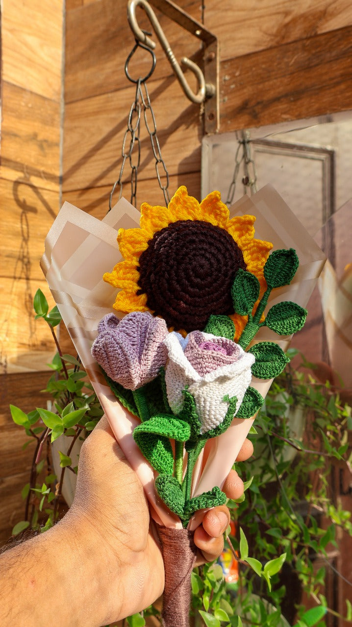 Crochet Flower Bouquet