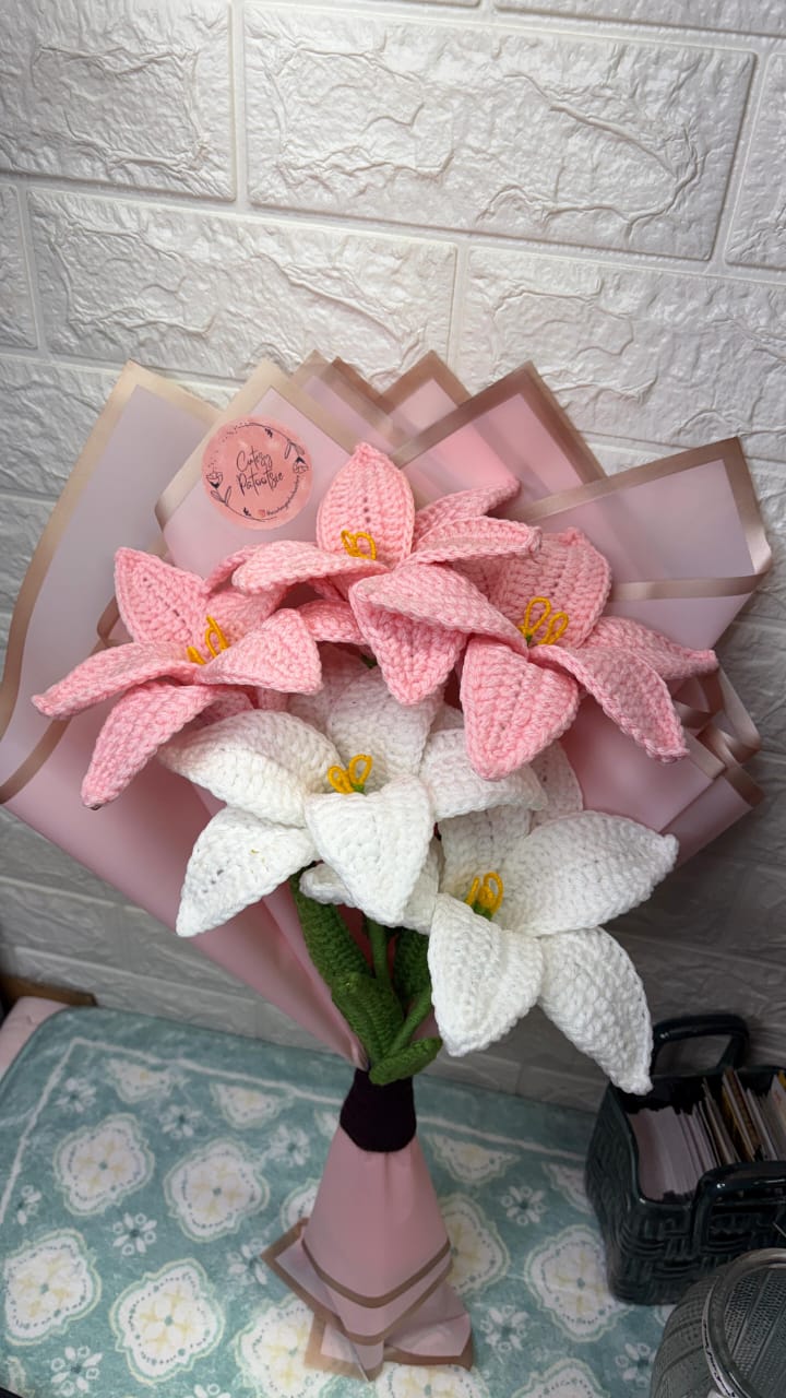 Crochet Flowers Bouquet