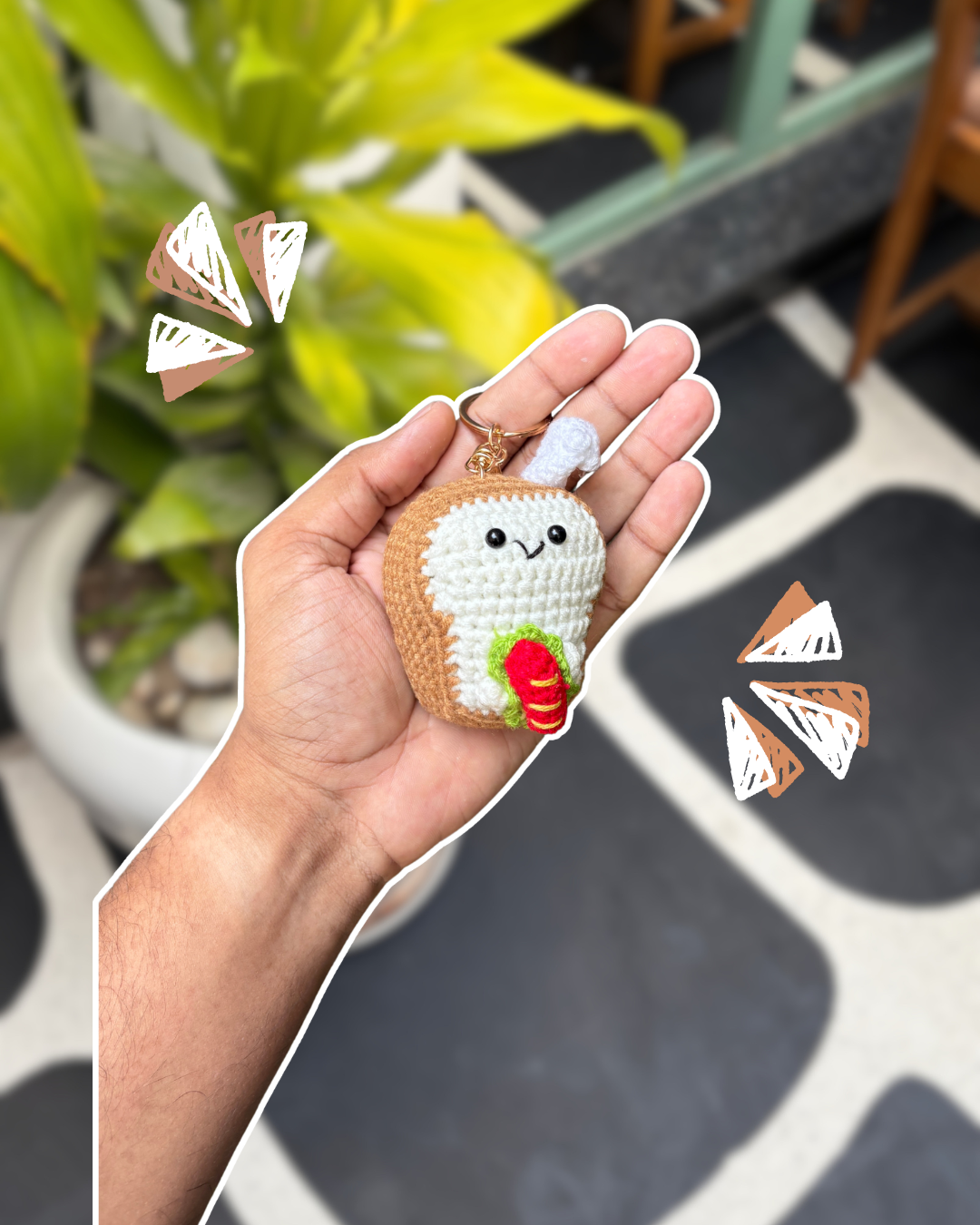 Crochet Bread Toast