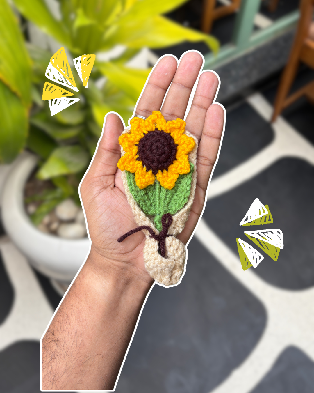 Crochet Sunflower Bouquet