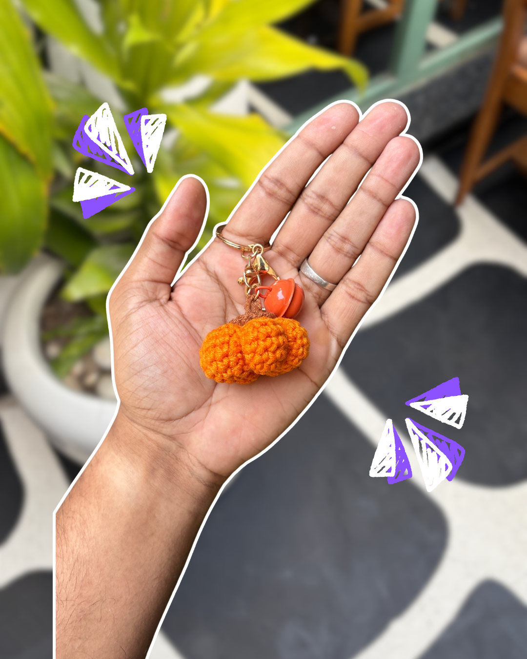 Crochet Little Bell Pumpkin