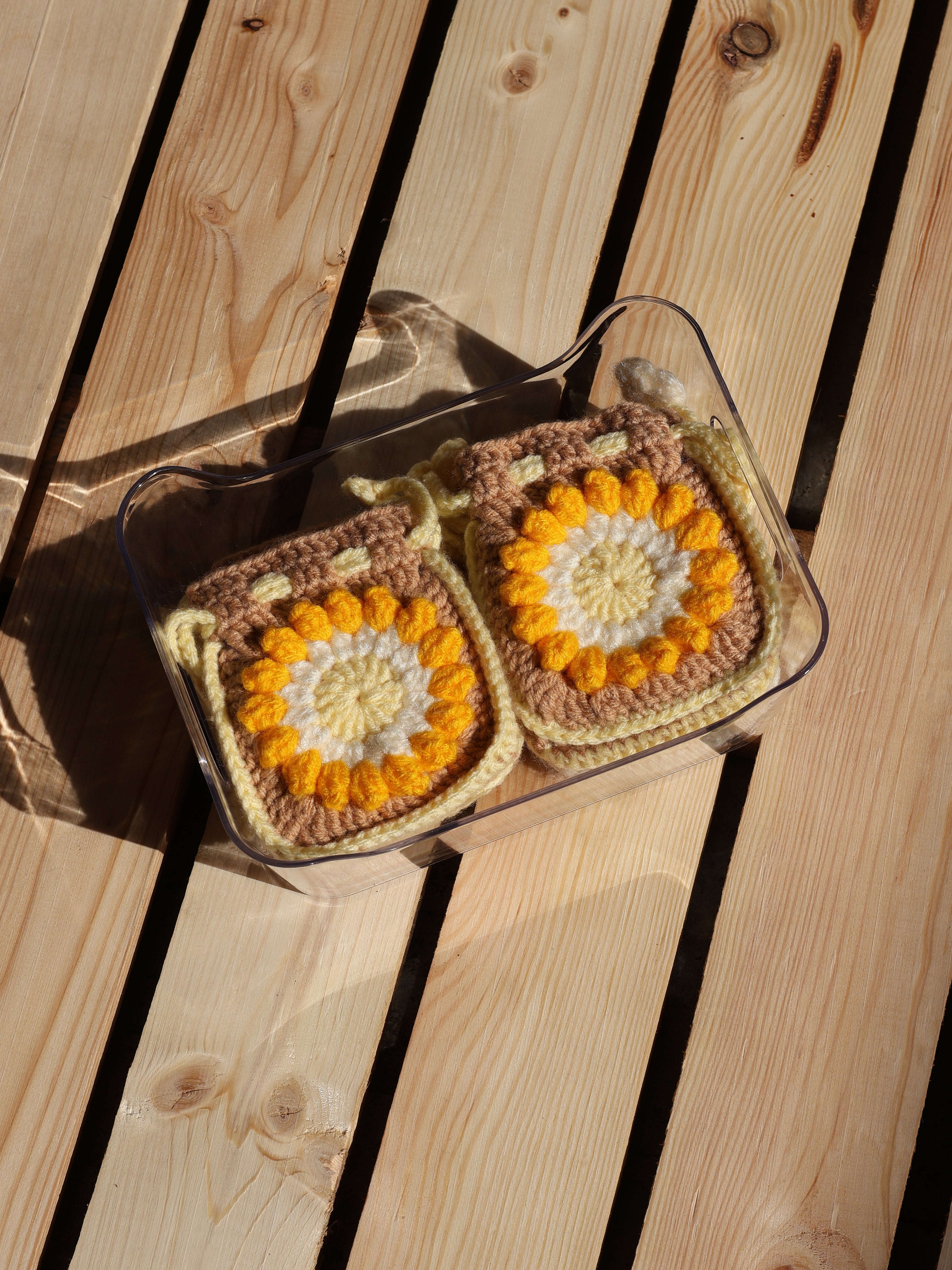 Crochet Flower AirPods Cover – Handmade Potli Bag Crochet Case