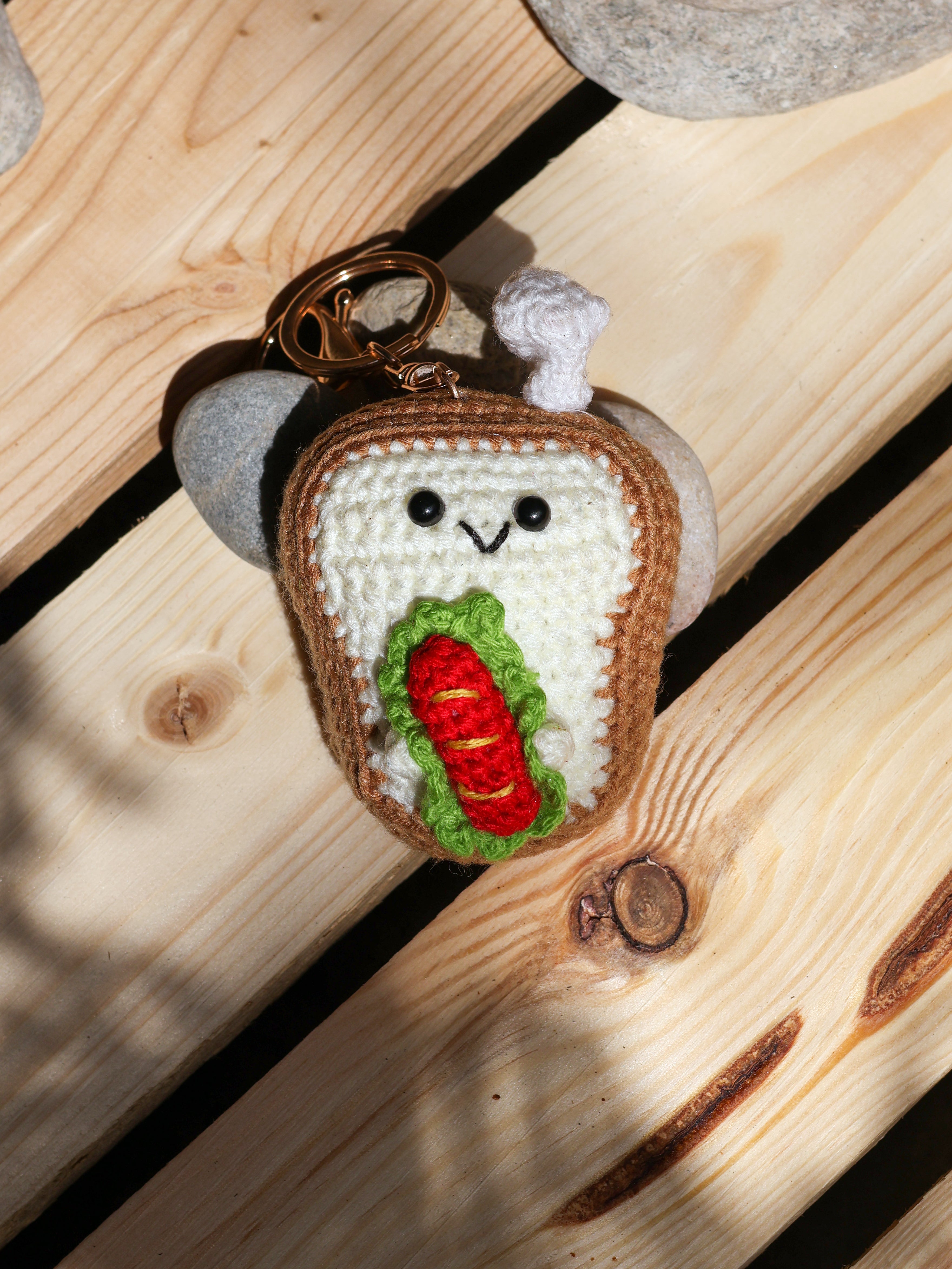 Crochet Bread Toast