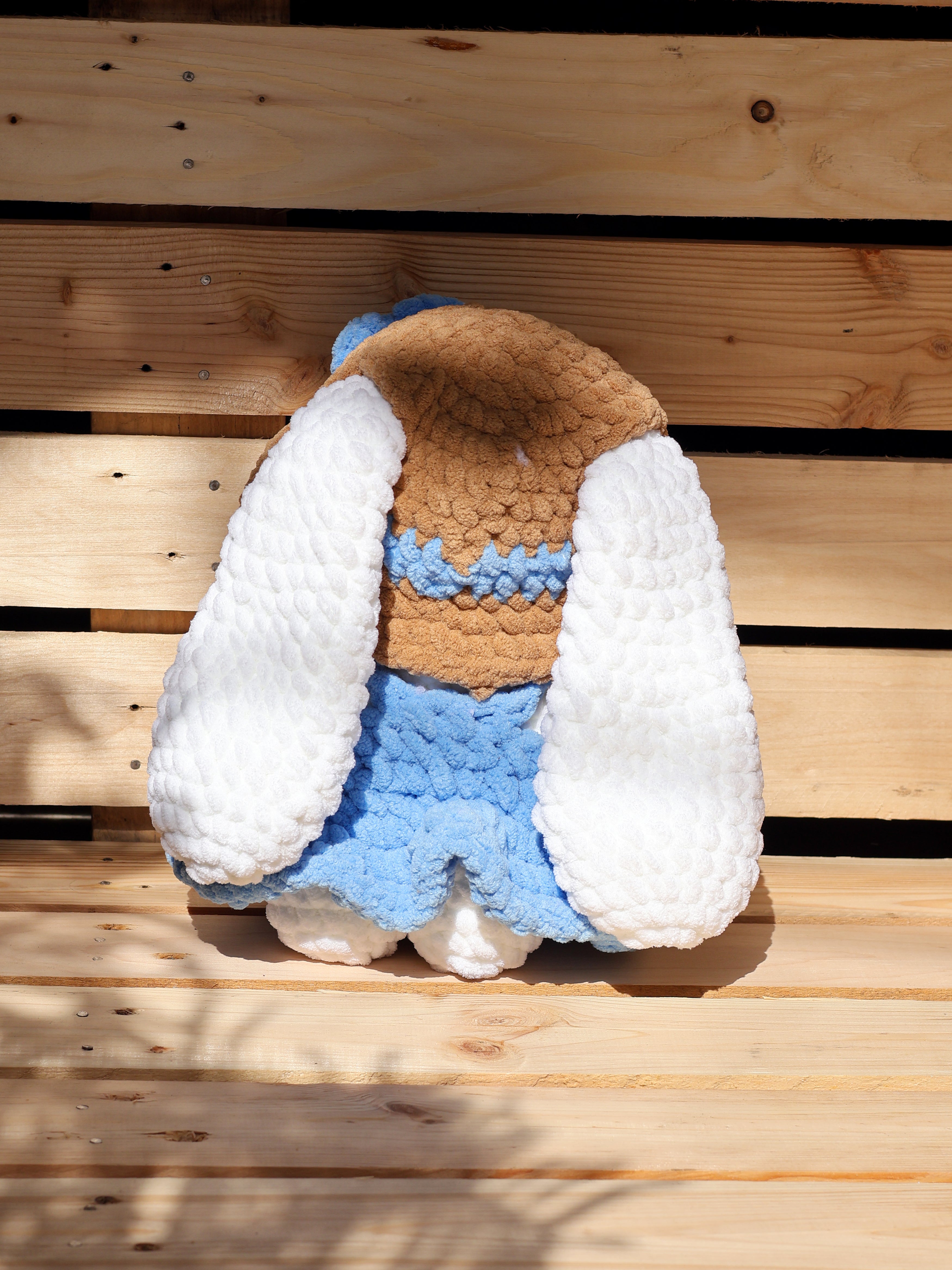 Blue Bunny Crochet Plushie