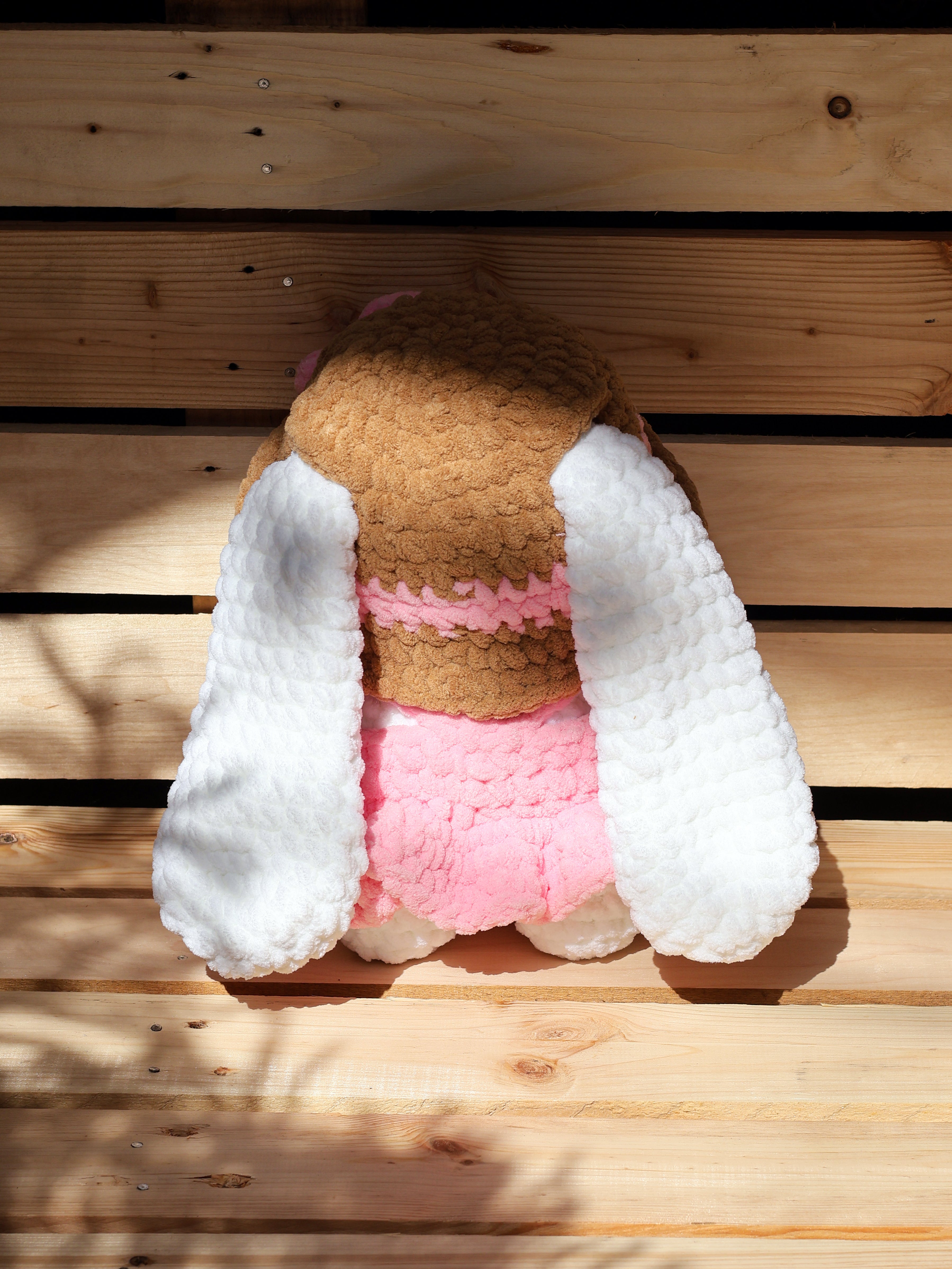 Pink Bunny Crochet Plushie